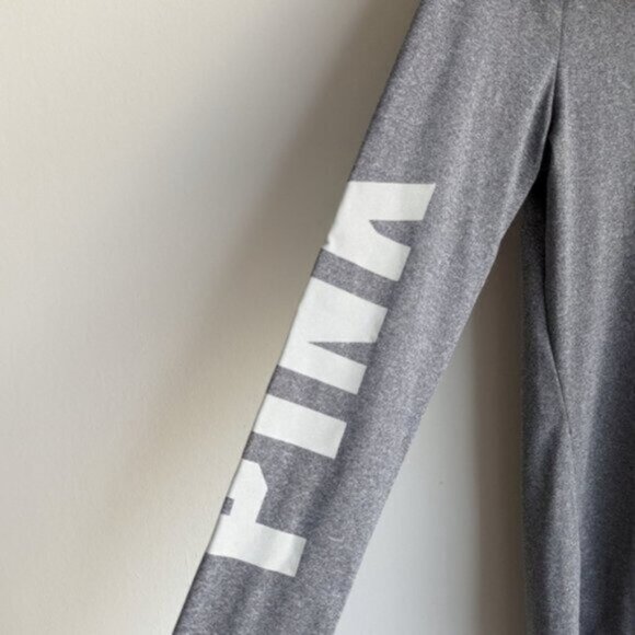 VS PINK long sleeve athletic pullover 1/4 zip shirt - Picture 4 of 4